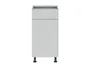 BRW Кухонный базовый шкаф Top Line 40 см левый с ящиком soft-close светло-серый матовый, греноловый серый/светло-серый матовый TV_D1S_40/82_L/STB-SZG/BRW0014 фото