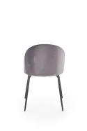 Кухонный стул бархатный HALMAR K314 Velvet, серый фото thumb №8