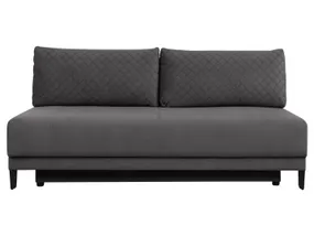 BRW Трехместный диван-кровать Sentila с ящиком для хранения велюровый серый, Trinitykaro 15 Graphite/Trinity 15 Graphite SO3-SENTILA-LX_3DL-G3_BA31DF фото