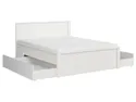 BRW Ліжко двоспальне з ламелями BRW KASPIAN 160х200 см, білий LOZ/160/T-BI/BI фото thumb №4