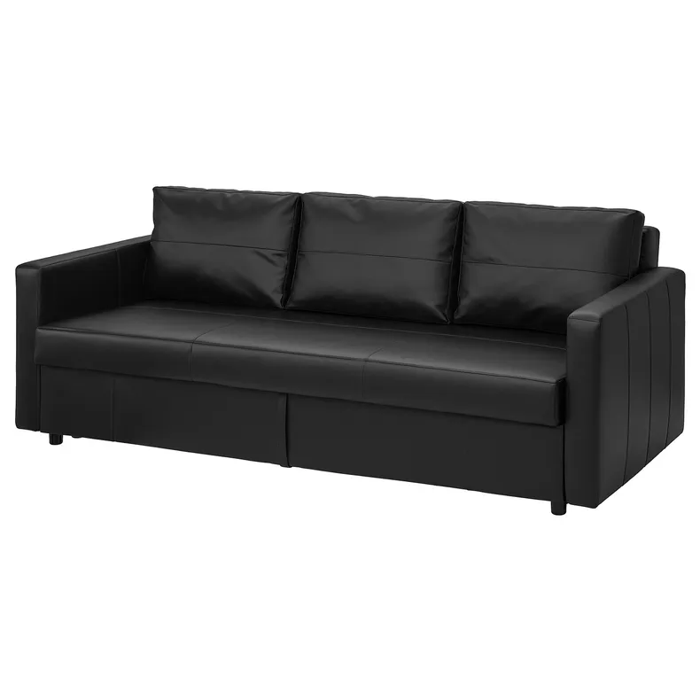 IKEA FRIHETEN ФРІХЕТЕН, 3-місний диван-ліжко, БОМСТАД чорний 203.411.35 фото №12