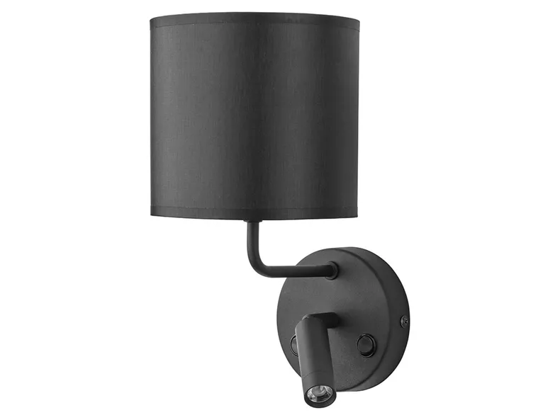 BRW Настенный светильник Enzo 2-позиционный металлический черный 072920 фото №1