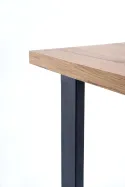 Кухонний стіл HALMAR VENOM 160-210x90 см чорний, дуб вотан фото thumb №10