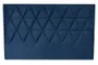 Узголів'я ліжка HALMAR MODULO W5 160 см темно-синього кольору. Моноліт 77 фото