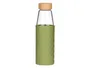 BRW пляшка скляна в силіконовому пакуванні 500мл зелена 090535 фото
