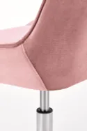 Кресло компьютерное офисное вращающееся HALMAR RICO, розовый бархат фото thumb №10