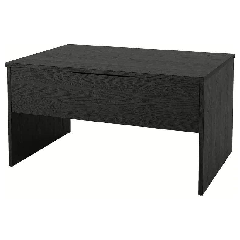 IKEA ÖSTAVALL ЕСТАВАЛЛЬ, регульований журнальний столик, чорний, 90 см 405.341.52 фото №2