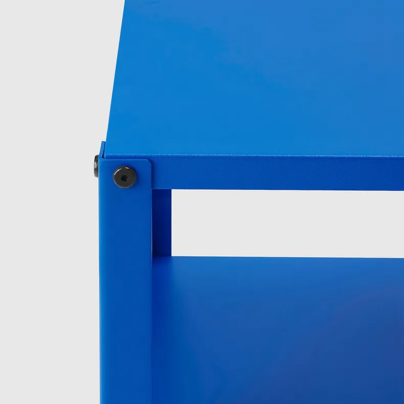 IKEA KNARREVIK КНАРРЕВІК, приліжковий столик, яскраво-синій, 37x28 см 505.641.34 фото №4