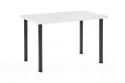Кухонний стіл HALMAR MODEX 2 120x68 см колір стільниці - білий, ніжки - чорні фото thumb №1