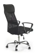 Крісло комп'ютерне офісне обертове HALMAR VIRE чорний фото thumb №2