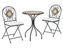 BRW Набір садових меблів: стіл + 2 стільці з подушками BRW VENICE 090754 фото thumb №1