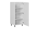 BRW Кухонный шкаф для встроенного холодильника Tapo Special 60 см правый белый экрю, альпийский белый/экрю белый FK_DL_60/143_P-BAL/BIEC фото thumb №3