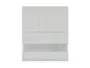 BRW Верхний шкаф для кухни Sole 60 см с откидным дисплеем светло-серый глянец, альпийский белый/светло-серый глянец FH_G2O_60/72_OV/O-BAL/XRAL7047 фото