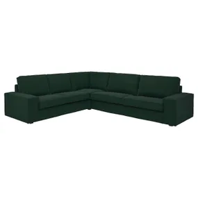 IKEA KIVIK КІВІК, кутовий диван, 5-місний, Талміра темно-зелена 794.847.21 фото