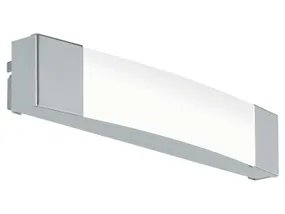 BRW Настінний світлодіодний світильник для ванної кімнати Siderno сріблясто-сталевий 072244 фото