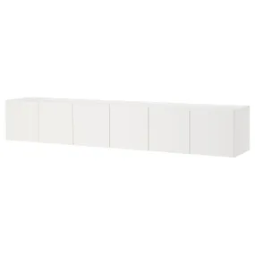 IKEA PLATSA ПЛАТСА, настенный модуль для хранения, белый / фонен белый, 240x42x40 см 893.253.74 фото