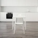 IKEA VANGSTA ВАНГСТА / TEODORES ТЕОДОРЕС, стол и 2 стула, белый / белый, 80 / 120 см 192.212.09 фото thumb №2