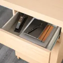 IKEA MALM МАЛЬМ, письмовий стіл, шпон з мореного дуба білого кольору, 140x65 см 203.598.23 фото thumb №4