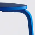 IKEA KYRRE КЮРРЕ, табурет, яскраво-синій 805.555.57 фото thumb №4