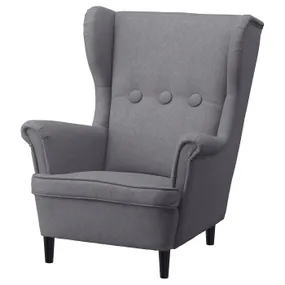 IKEA STRANDMON СТРАНДМОН, кресло детское, Серый цвет 703.925.42 фото