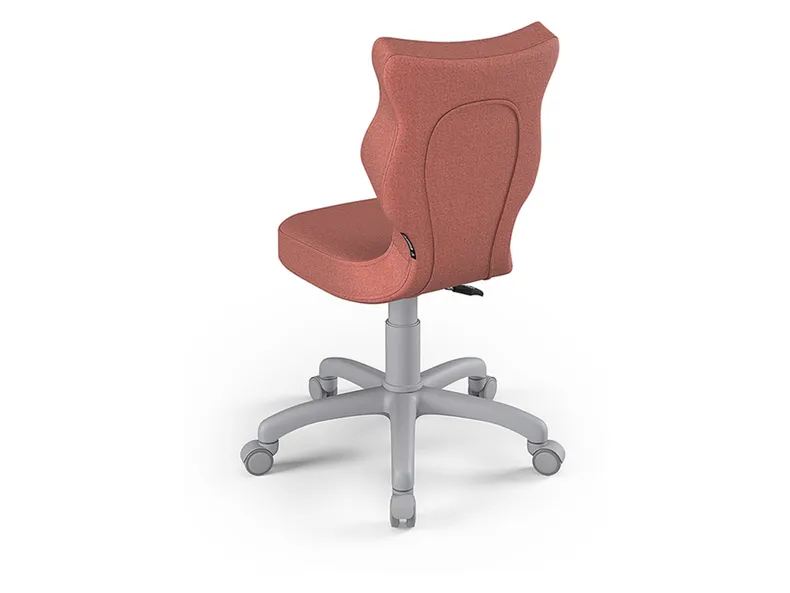 BRW Детский настольный стул розового цвета размер 4 OBR_PETIT_SZARY_ROZM.4_MONOLITH_08 фото №3