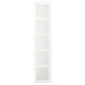 IKEA BERGSBO БЕРГСБУ, дверцята, матове скло/біле, 50x229 см 501.604.06 фото thumb №1