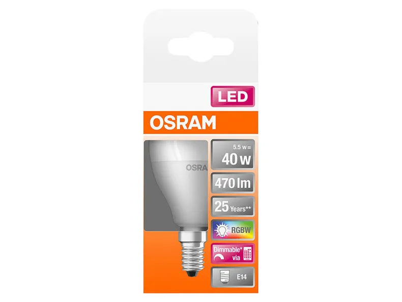 BRW Osram, Светодиодная лампа E14 5,5 Вт RGB 076031 фото №2