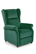 Кресло реклайнер HALMAR AGUSTIN 2 темно-зеленый фото thumb №1