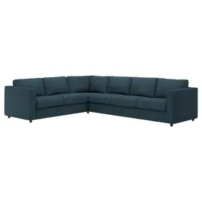 IKEA VIMLE ВИМЛЕ, 5-местный угловой диван, Темно-синий 194.343.57 фото