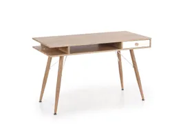 Письмовий стіл HALMAR B34 120x60 см, дуб сонома фото