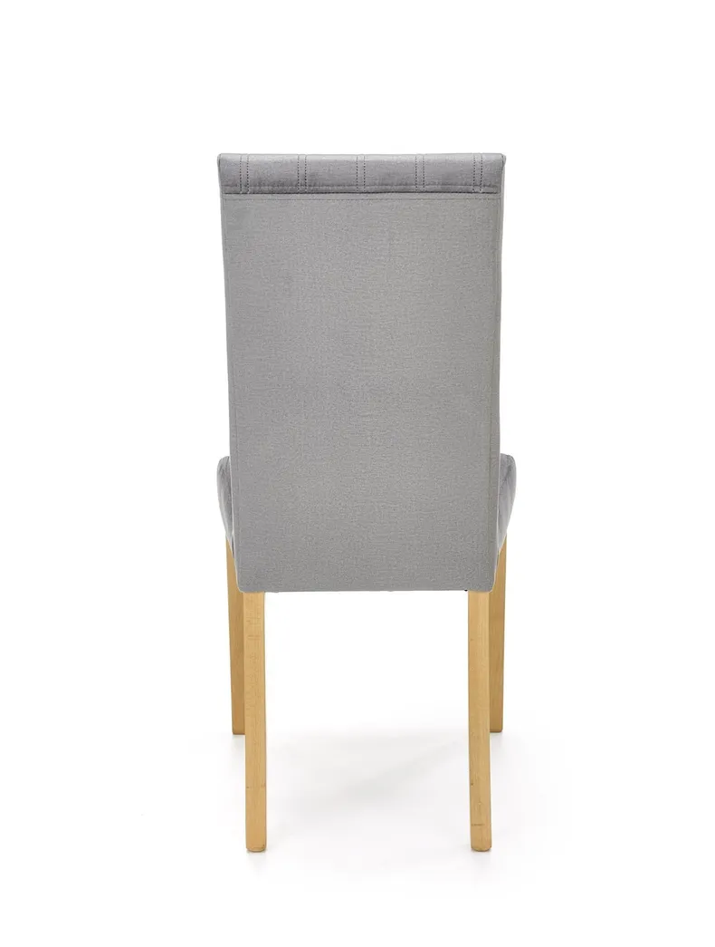 Кухонний стілець HALMAR DIEGO 3 дуб медовий/стіло-сірий фото №2