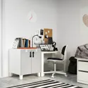 IKEA SMÅSTAD СМОСТАД / PLATSA ПЛАТСА, шкаф, белый серый с 1 полкой, 60x57x63 см 093.897.89 фото thumb №5
