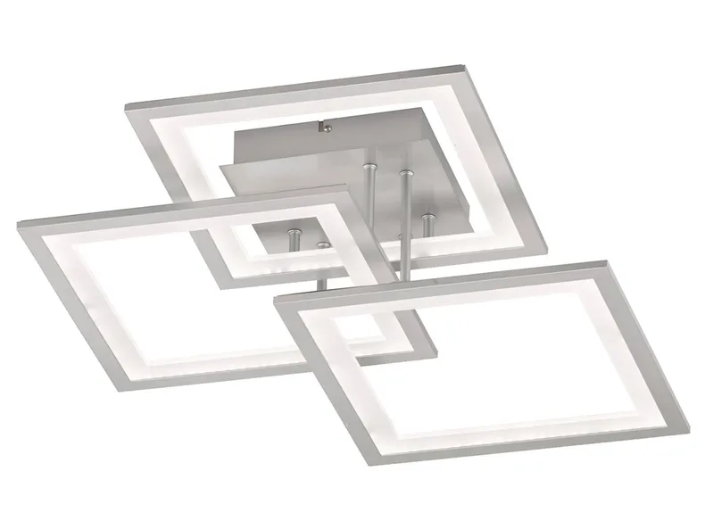 BRW Светодиодный трехточечный потолочный светильник Modesto LED серебристый 076418 фото №1
