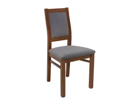BRW Мягкое кресло Paella бархатно-серого цвета, Modone 9712 Серый/Сиреневый дуб TXK_PAELLA-TX100-1-MODONE_9712_GREY фото
