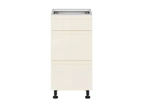 BRW Кухонный шкаф Sole 40 см с выдвижными ящиками с мягким закрыванием магнолия глянец, альпийский белый/магнолия глянец FH_D3S_40/82_2STB/STB-BAL/XRAL0909005 фото