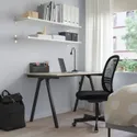 IKEA TROTTEN ТРОТТЕН, письменный стол, бежевый / антрацит, 120x70 см 094.295.68 фото thumb №9