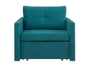 BRW Односпальний диван-ліжко Bunio з ящиком для зберігання синій, Trinity 29 Бірюза SO2-BUNIO-1FBK-G2_BCF518 фото thumb №1