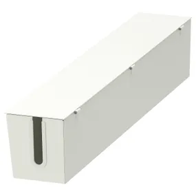 IKEA MITTZON МІТТЗОН, кабельна коробка для карк на коліщ, білий, 80x13 см 305.286.32 фото