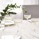 IKEA SÄLLSKAPLIG СЭЛЛЬСКАПЛИГ, бокал для шампанского, прозрачное стекло / узор, 21 кл 904.729.05 фото thumb №3
