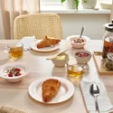 IKEA PARADISISK ПАРАДИСИСК, тарелка десертная, крем, 20 см 004.834.61 фото thumb №3