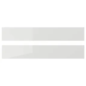 IKEA RINGHULT РИНГУЛЬТ, фронтальная панель ящика, глянцевый светло-серый, 60x10 см 103.271.49 фото