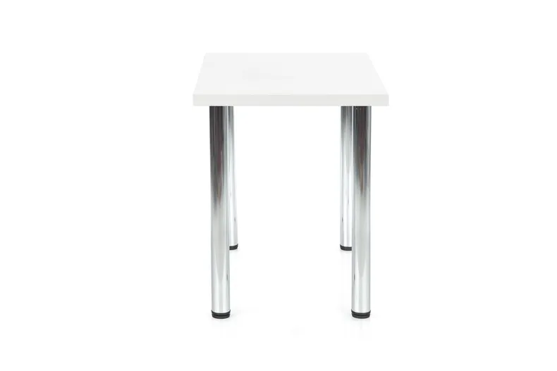 Кухонний стіл HALMAR MODEX 90x60 см хром, білий фото №2