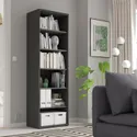 IKEA BESTÅ БЕСТО, стелаж, з 5 полицями/темно-сірий, 60x40x193 см 895.904.05 фото thumb №2