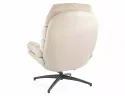 Крісло м'яке поворотне SIGNAL GISELLE, тканина + екошкіра: античний рожевий фото thumb №2