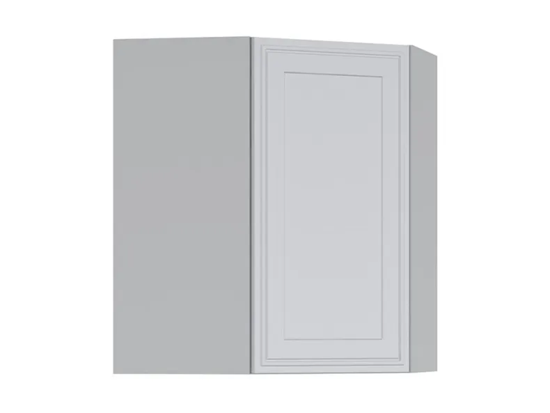 BRW Верхня кухонна шафа Verdi 60 см кутова права світло-сіра матова, гренола сірий/світло-сірий матовий FL_GNWU_60/72_P-SZG/JSZM фото №2