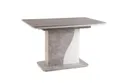 Стол кухонный SIGNAL SIRIUS IN, белый матовый / эффект бетона, 80x120 фото thumb №5