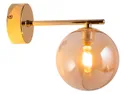 BRW Настенный светильник Estera из металлического стекла золотого цвета 087749 фото thumb №5