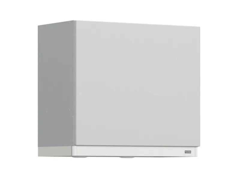 Кухонный шкаф BRW Top Line 60 см с вытяжкой поворотный белый глянец, греноловый серый/светло-серый матовый TV_GOO_60/50_O_FL_BRW-SZG/BRW0014/BI фото №2