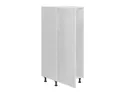 BRW кухонна шафа для вбудованого холодильника Top Line 60 см ліва глянцевий білий, альпійський білий/глянцевий білий TV_DL_60/143_L-BAL/BIP фото thumb №3