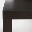 IKEA LACK ЛАКК, придиванный столик, черно-коричневый, 55x55 см 801.042.68 фото thumb №4